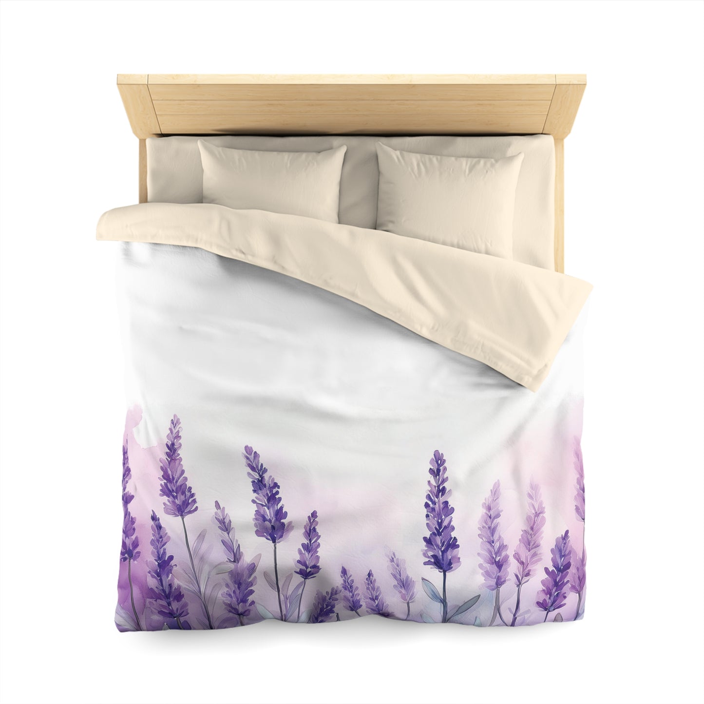 Lavender Hills Way Microfiber Duvet Cover