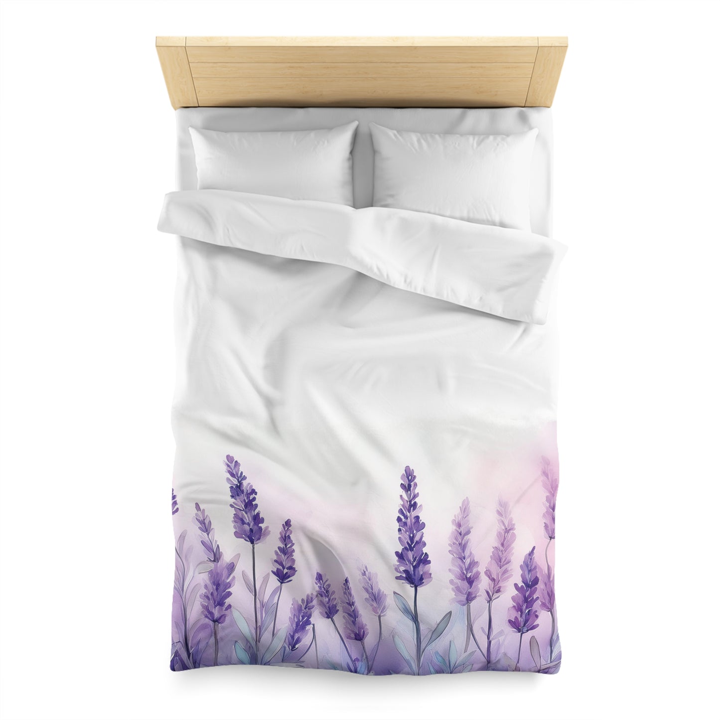 Lavender Hills Way Microfiber Duvet Cover