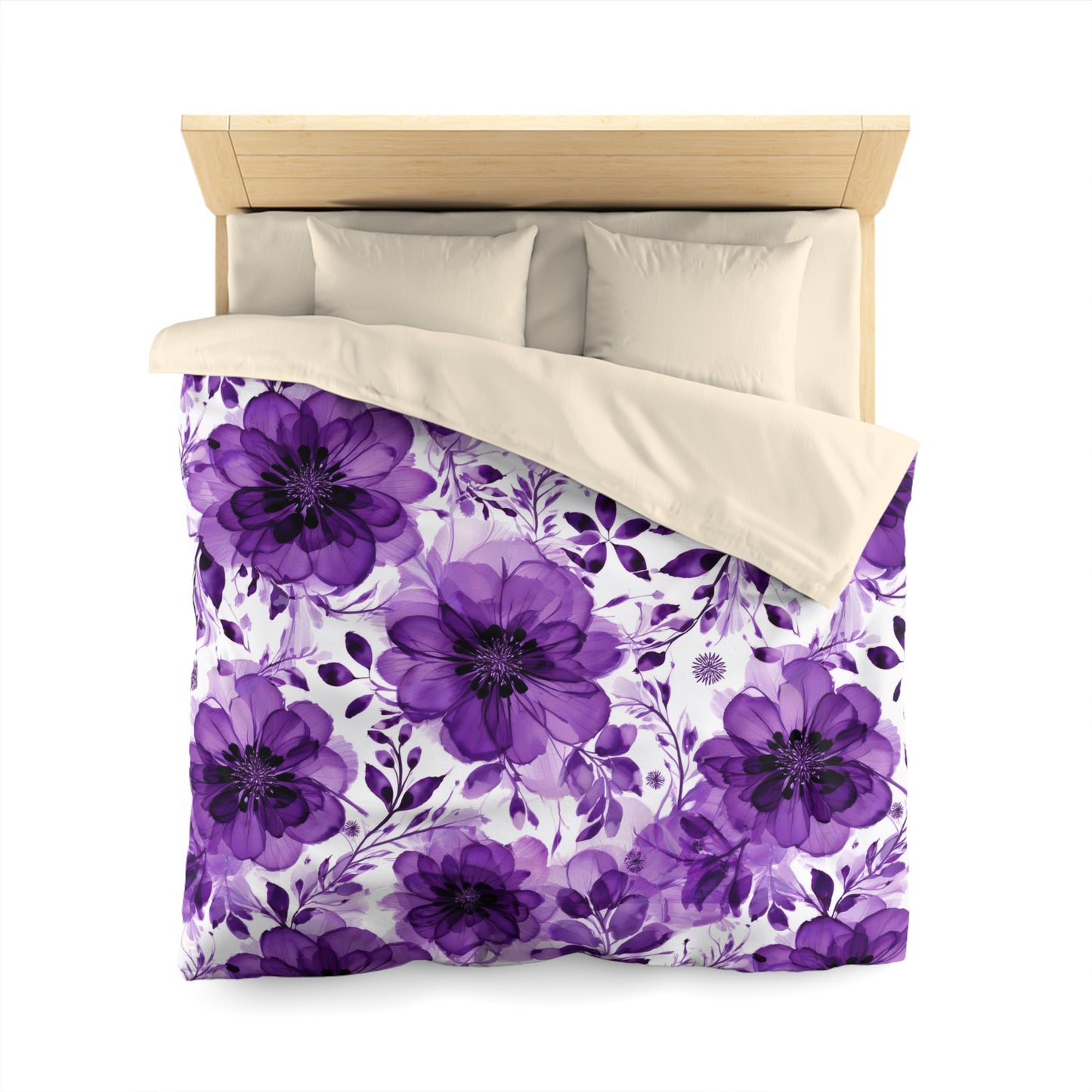 Violet Lane Microfiber Duvet Cover