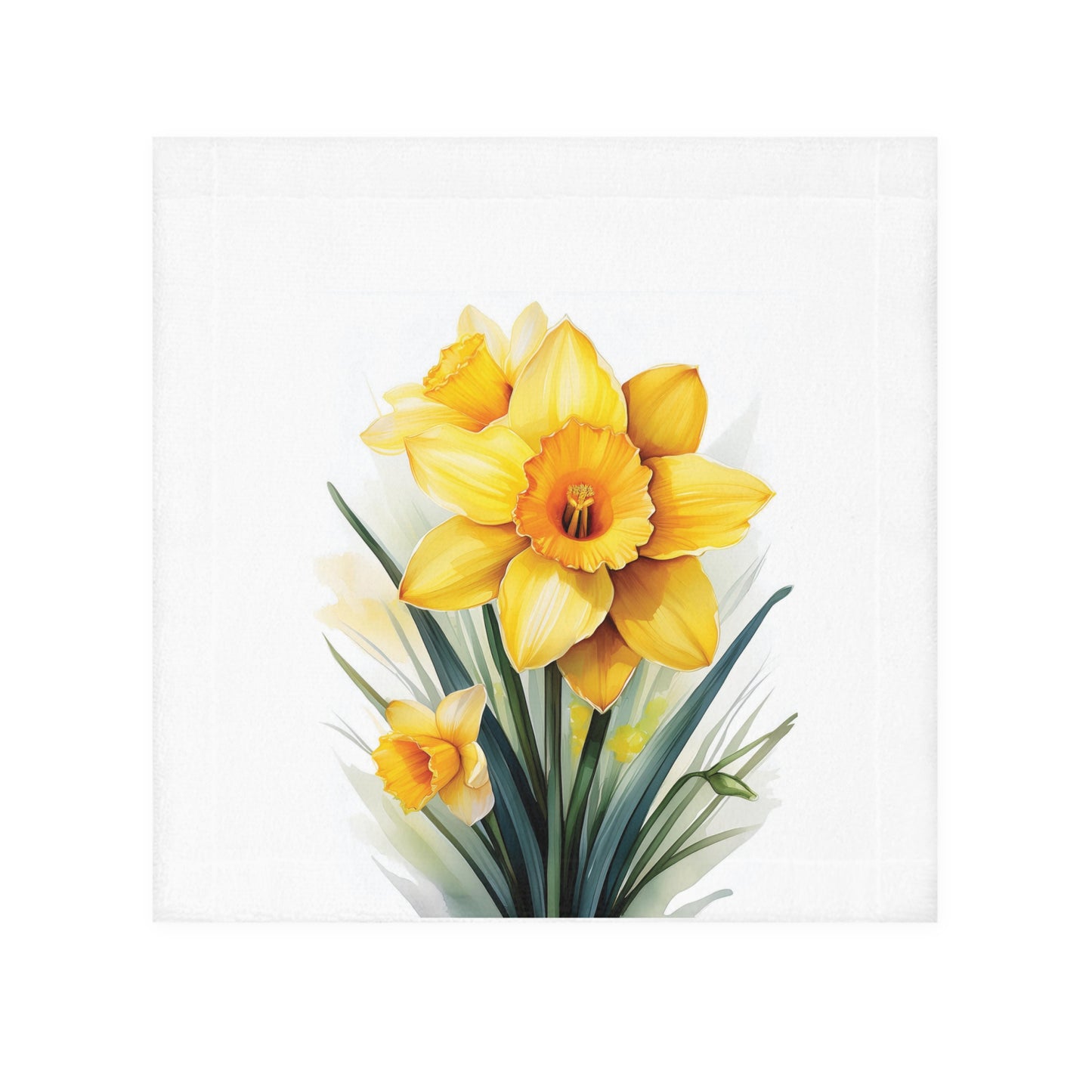 Daffodil Face Towel