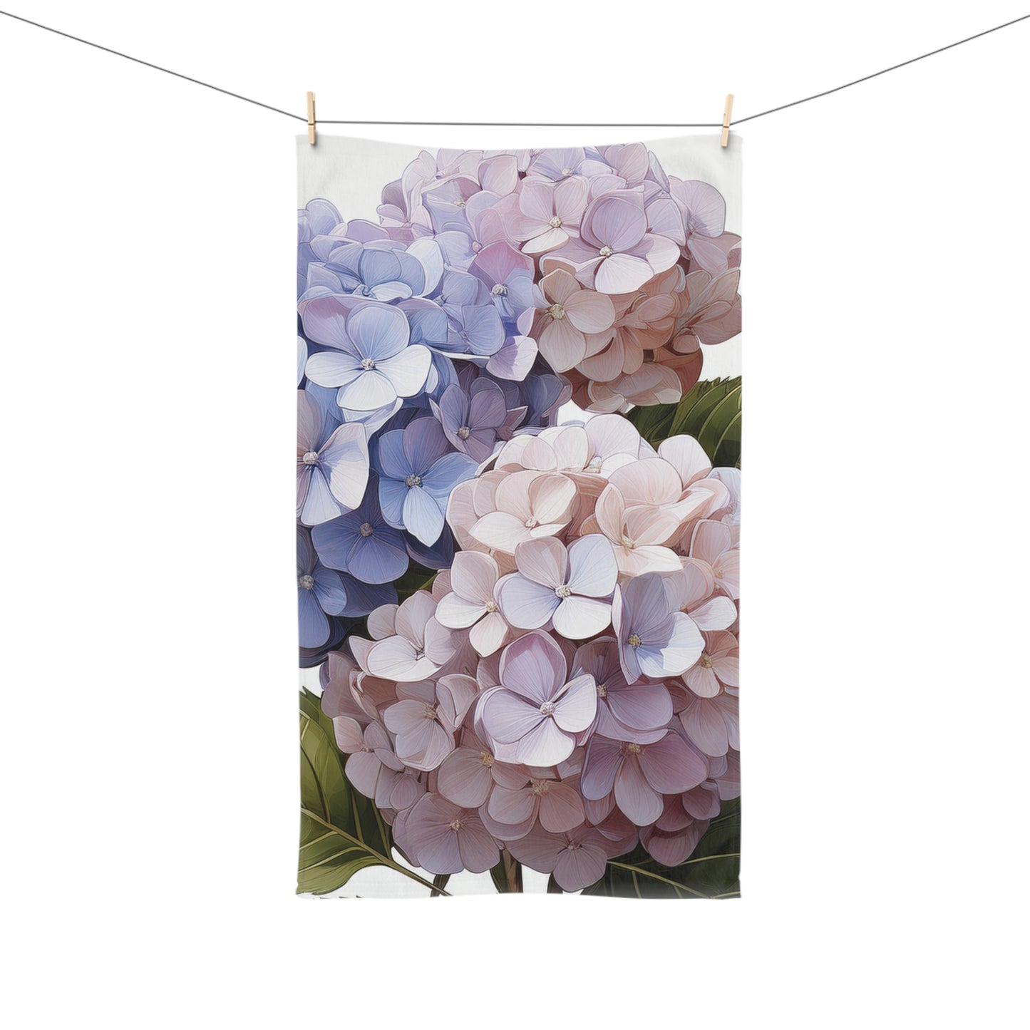 Hydrangeas Hand Towel