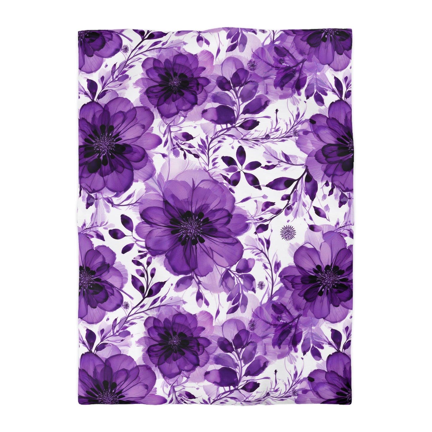 Violet Lane Microfiber Duvet Cover