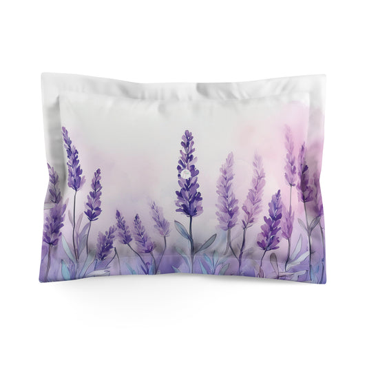 Lavender Hills Way Microfiber Pillow Sham