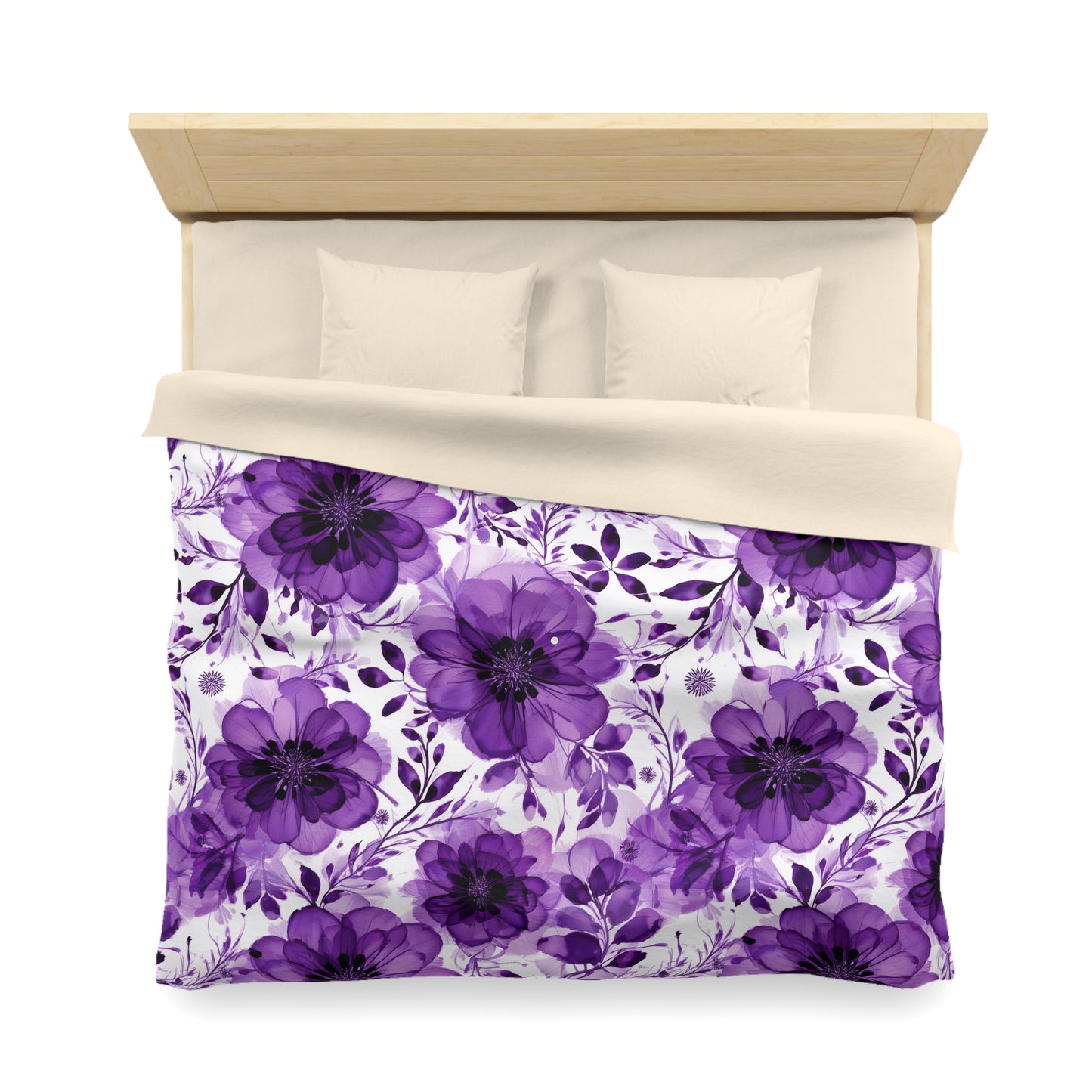 Violet Lane Microfiber Duvet Cover