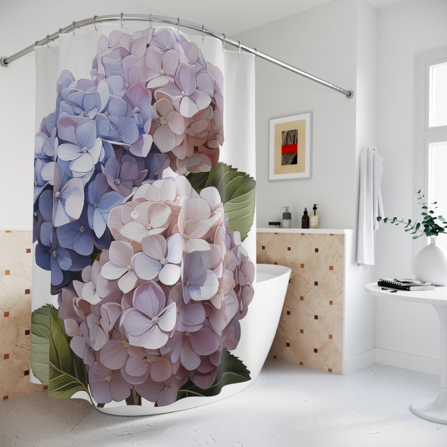 Hydrangeas Shower Curtain