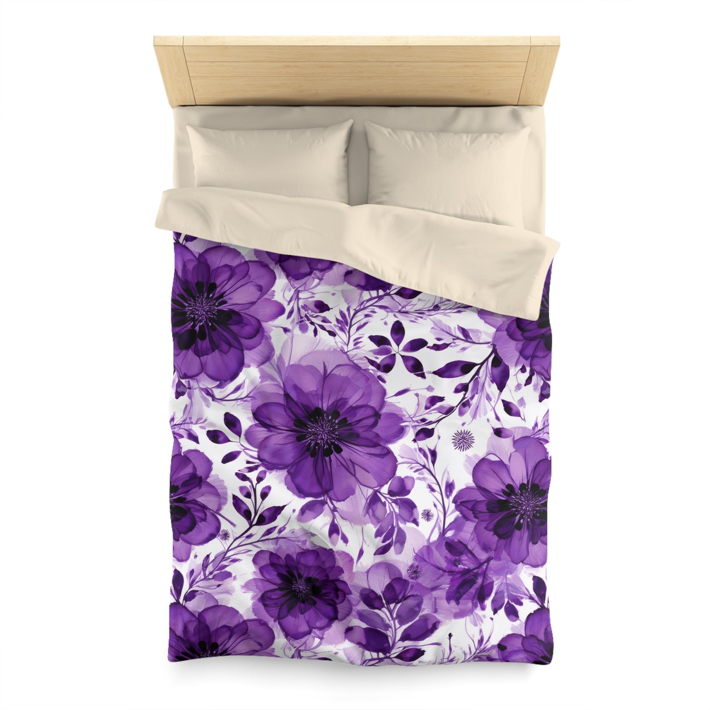 Violet Lane Microfiber Duvet Cover