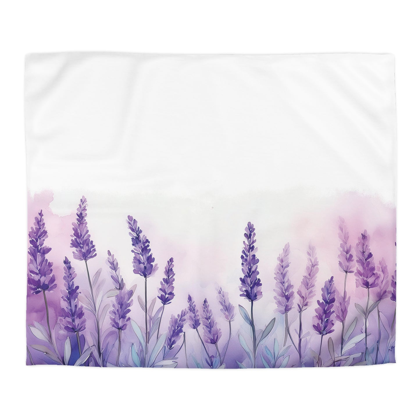 Lavender Hills Way Microfiber Duvet Cover