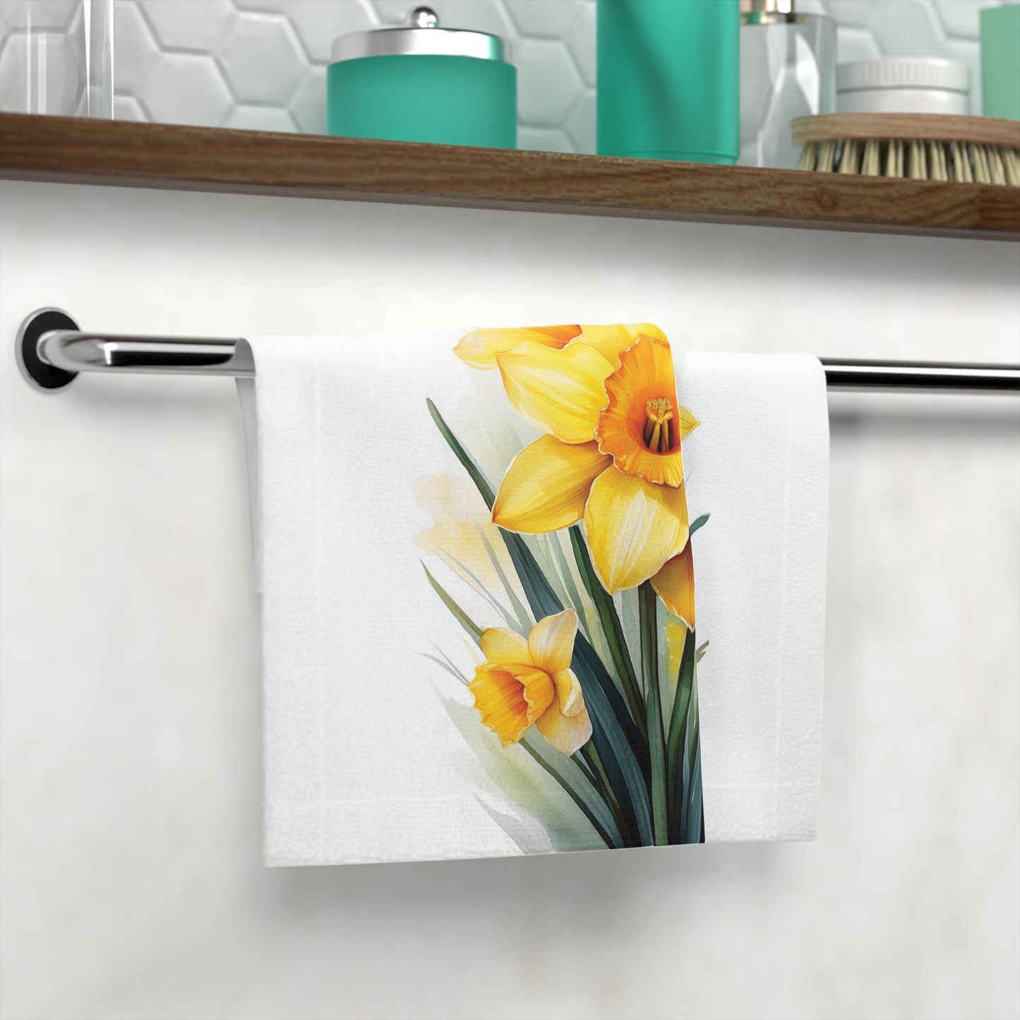 Daffodil Face Towel