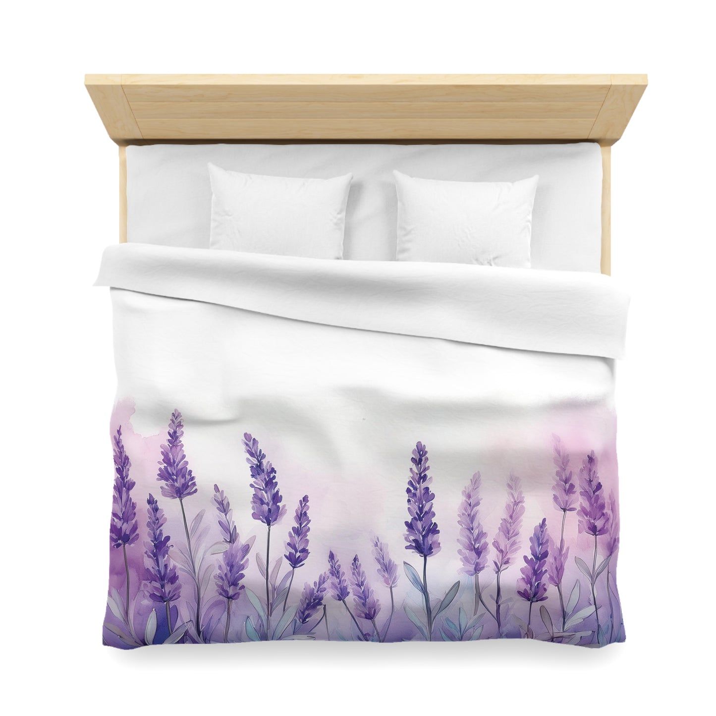 Lavender Hills Way Microfiber Duvet Cover