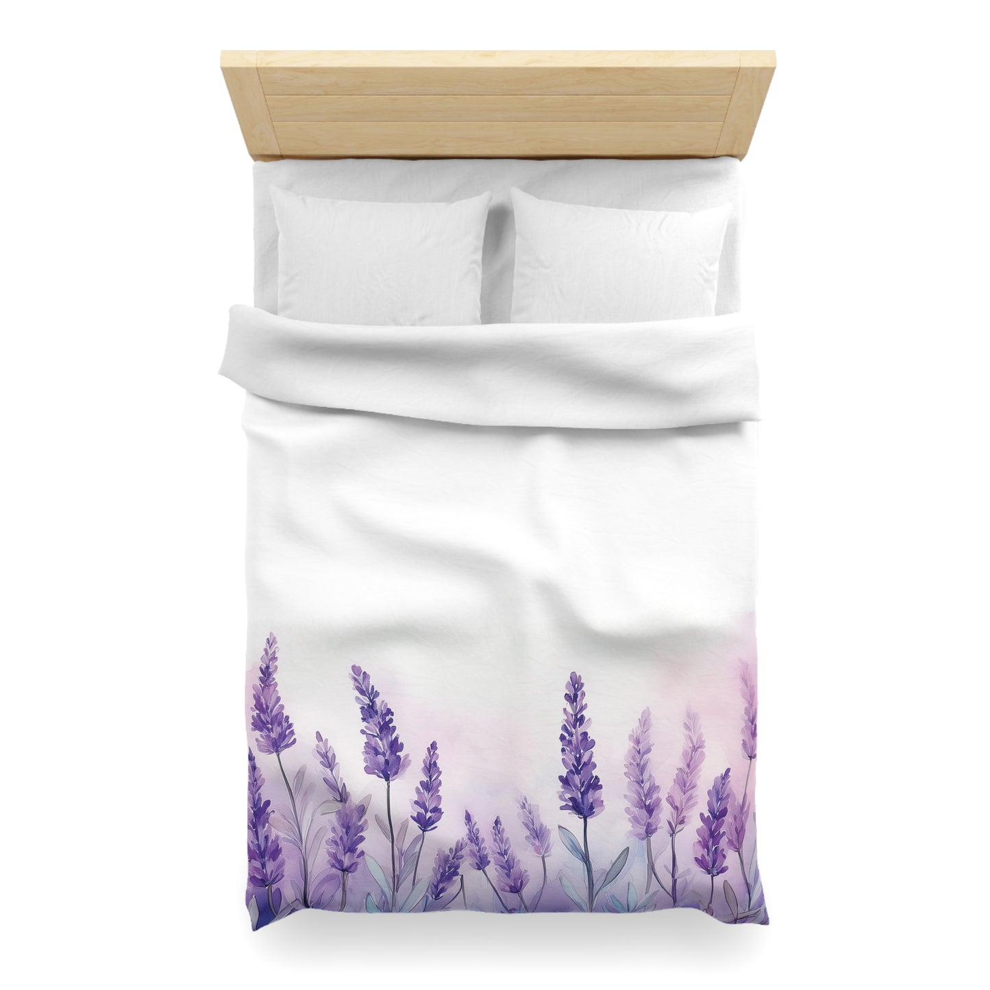 Lavender Hills Way Microfiber Duvet Cover