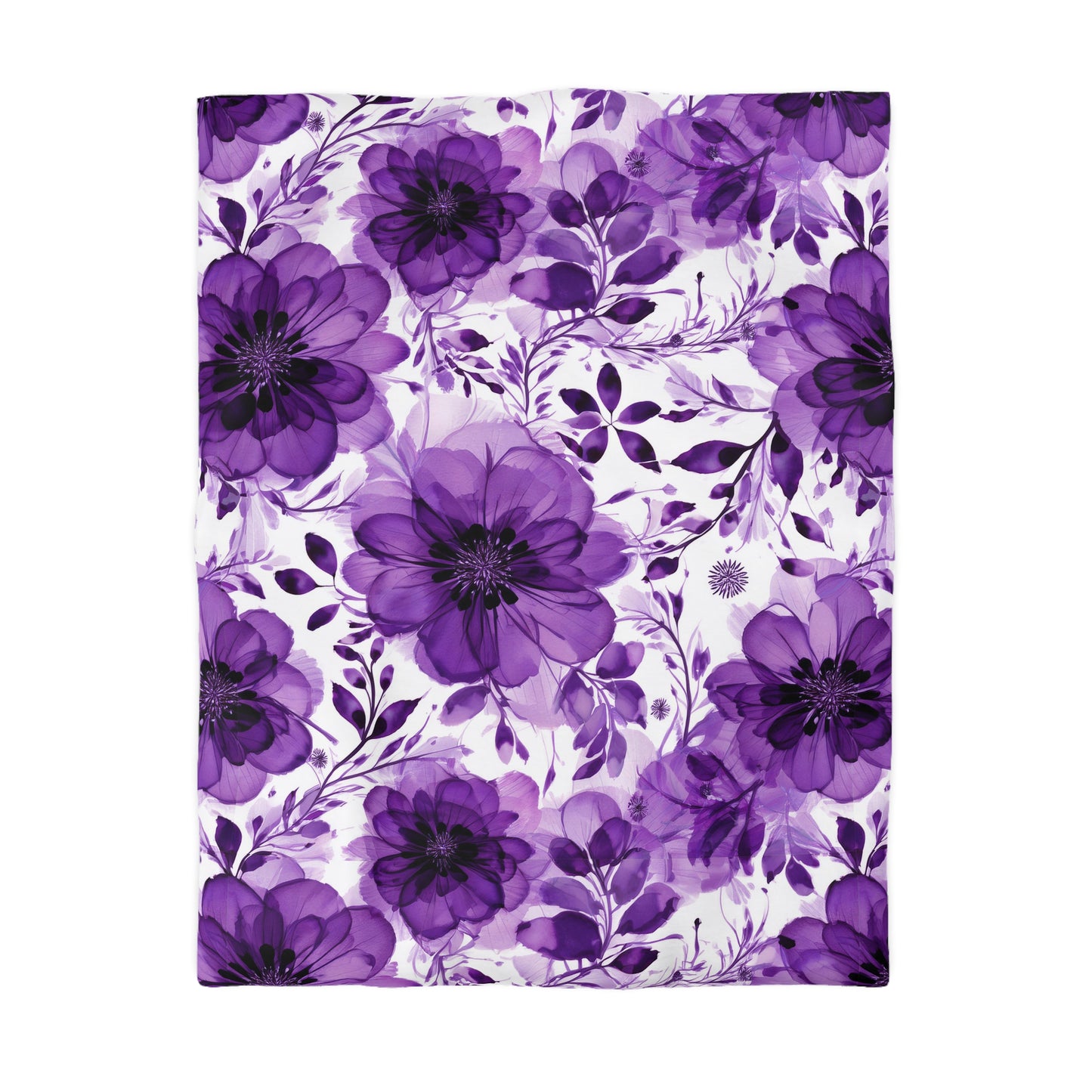 Violet Lane Microfiber Duvet Cover