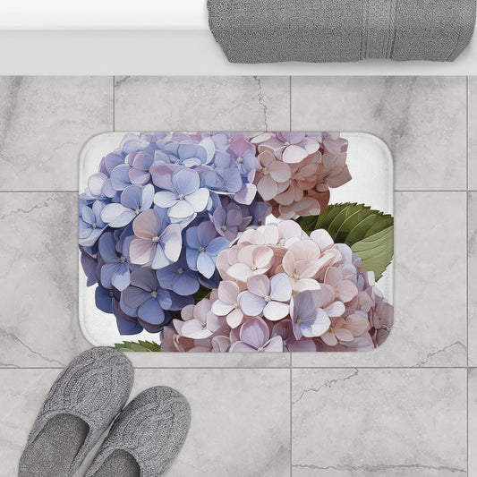 Hydrangeas Bath Mat