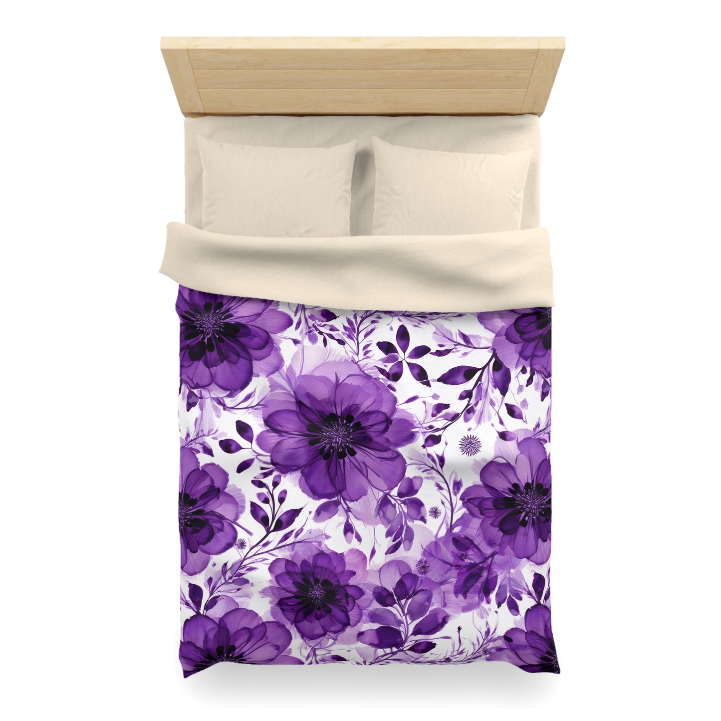 Violet Lane Microfiber Duvet Cover