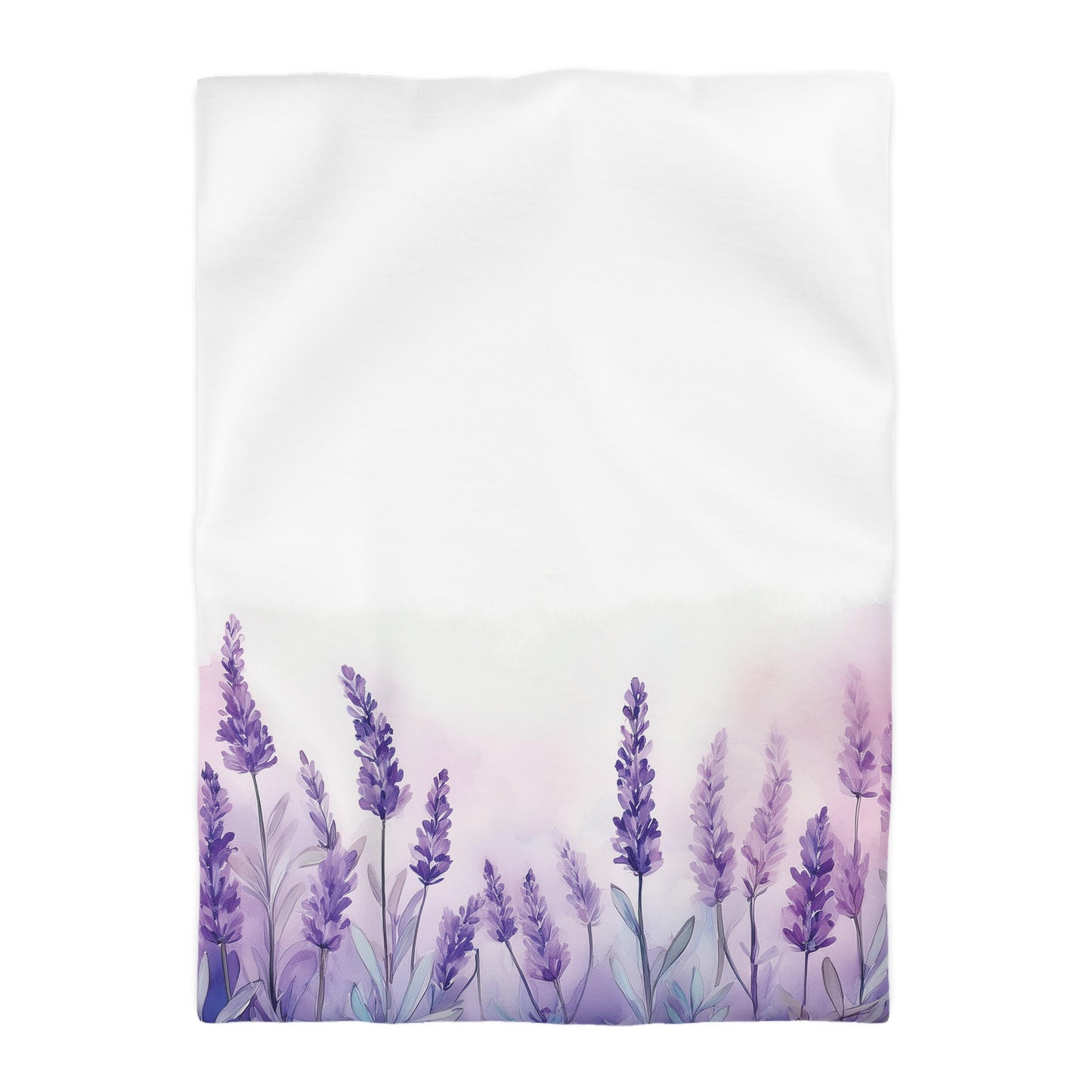 Lavender Hills Way Microfiber Duvet Cover